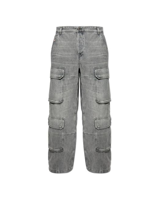 DIESEL Gray Jeans D-Touch-Cargo L.32 for men