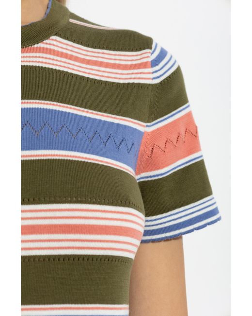 Paul Smith Multicolor Dress With Stripe Pattern