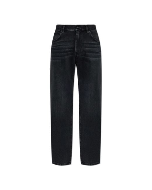 Balmain Black Straight-Leg Jeans for men
