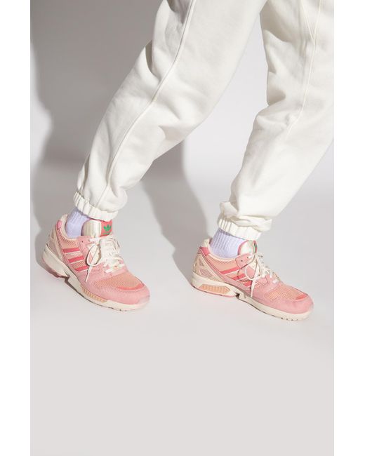 Adidas Originals Pink 'zx 8000 Strawberry Latte' Sneakers for men
