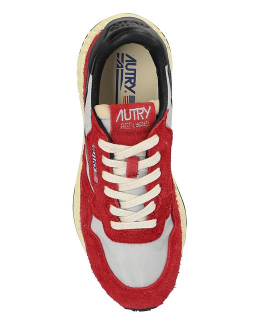 Autry Red Reelwind Low Sneakers