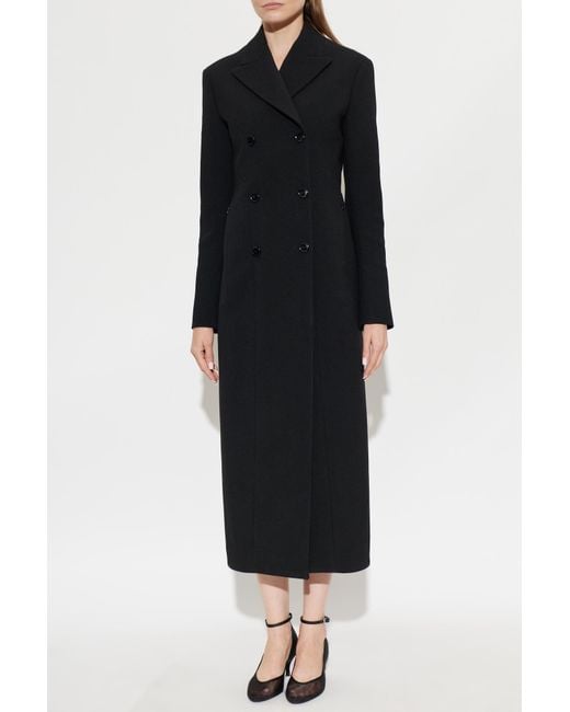 Alaïa Black Wool Coat