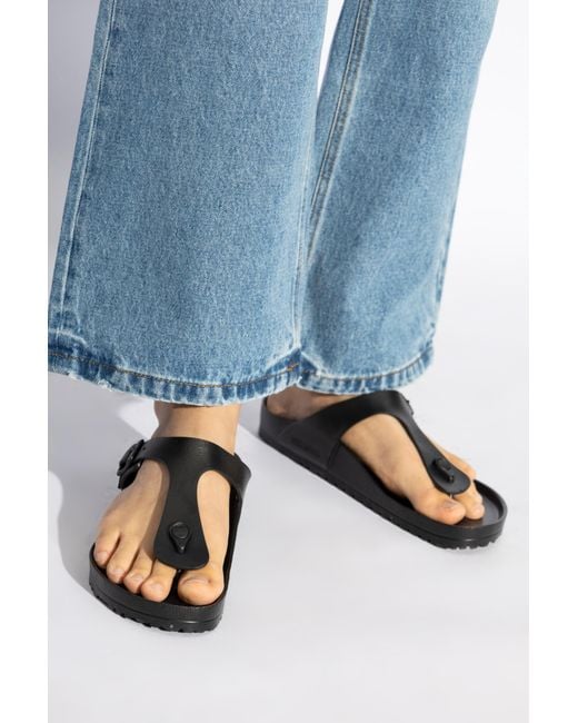Birkenstock Black Sandals Gizeh Eva for men