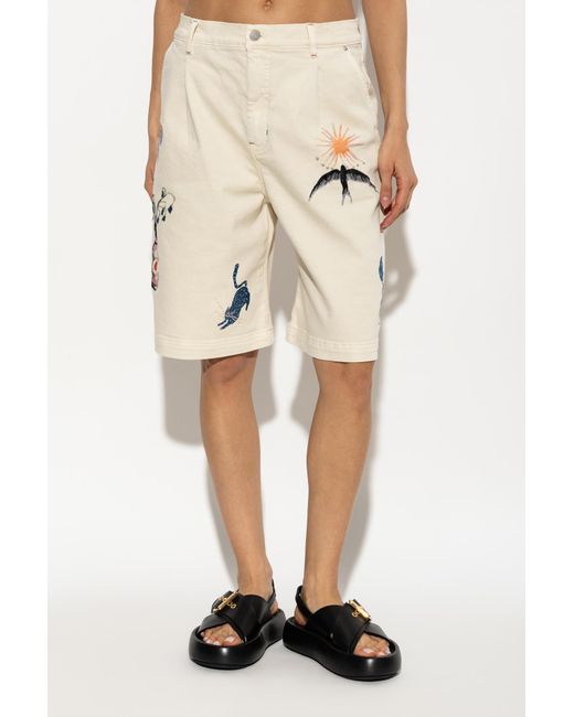 Munthe Natural "Breyla" Shorts