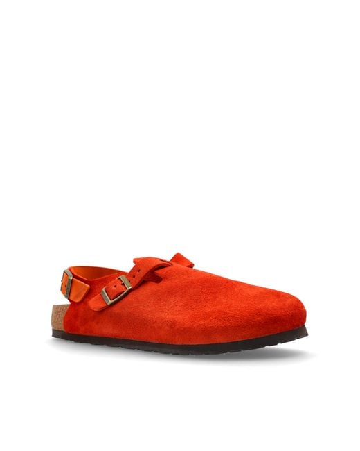 Birkenstock Red "Tokio Ii Suede" Shoes for men