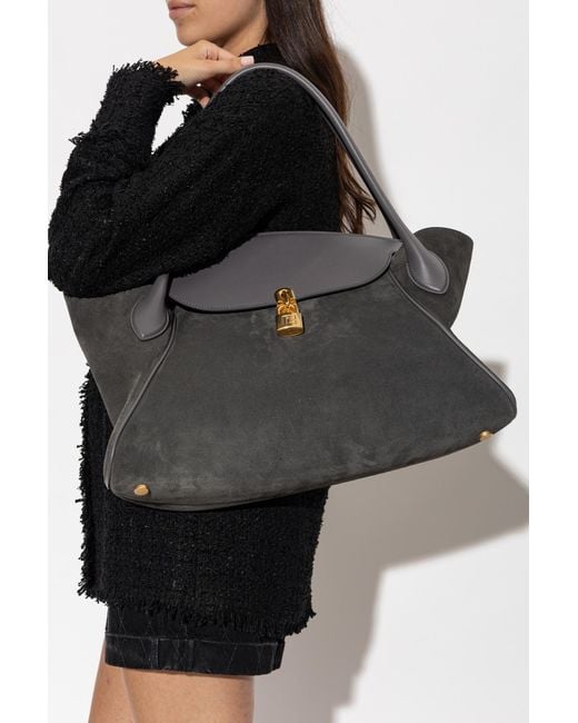 Balmain Black Leather Bag