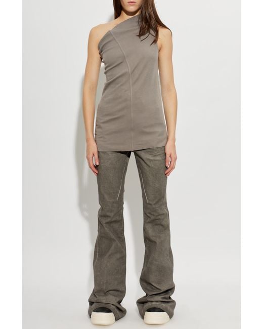 Rick Owens Brown Sleeveless Top