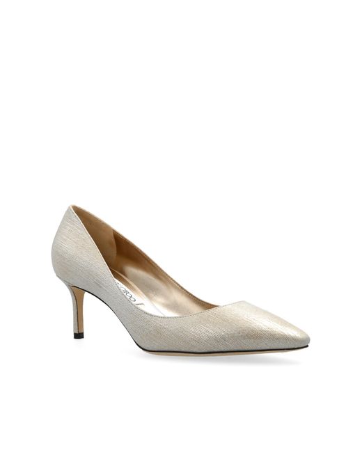 Jimmy Choo White Heeled Shoes "Romy"