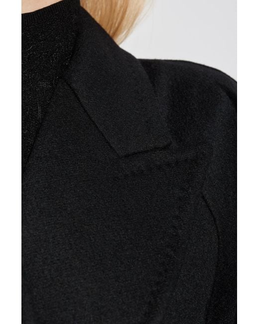 Max Mara Black "Gange" Coat