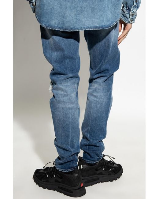 DIESEL Blue 2019 D-Strukt L.32 Jeans for men