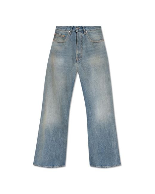 MM6 by Maison Martin Margiela Blue Flared Jeans
