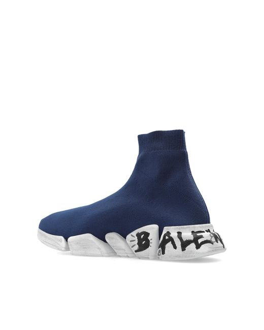 Balenciaga Blue 'speed 2.0' Sneakers, for men