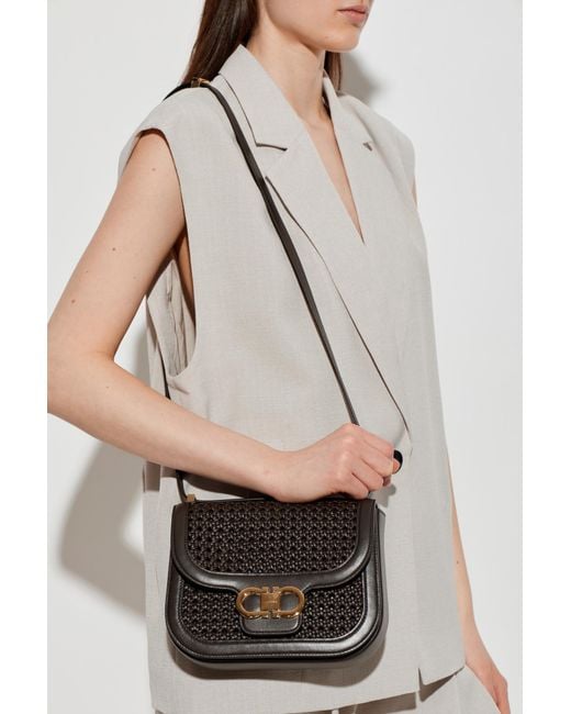 Ferragamo Black Double Bag