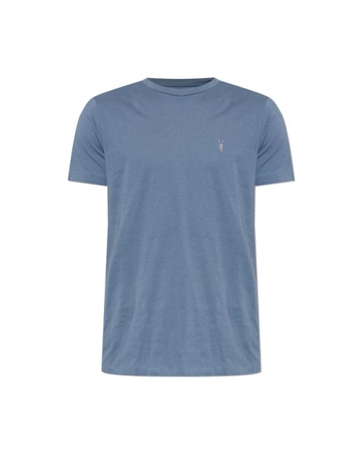 AllSaints Blue T-Shirt "Tonic" for men