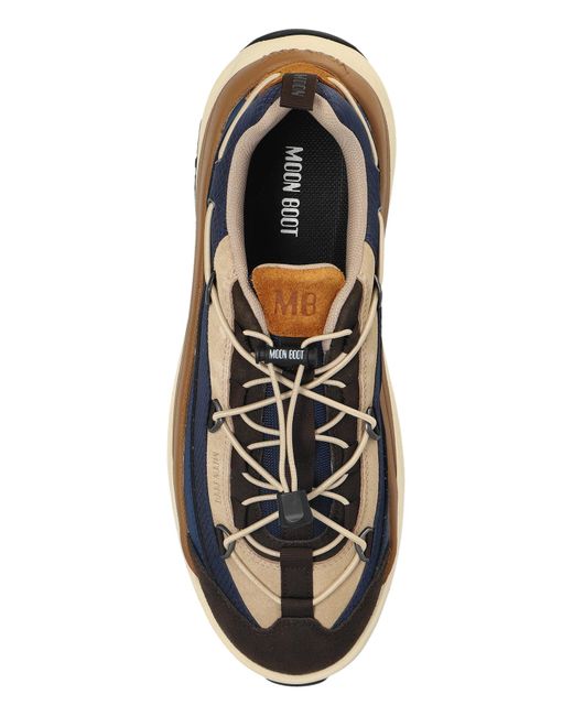 Moon Boot Blue Sports Shoes 'Moon247 Xlace' for men