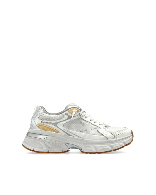 Golden Goose Deluxe Brand White Lightstar Sneakers