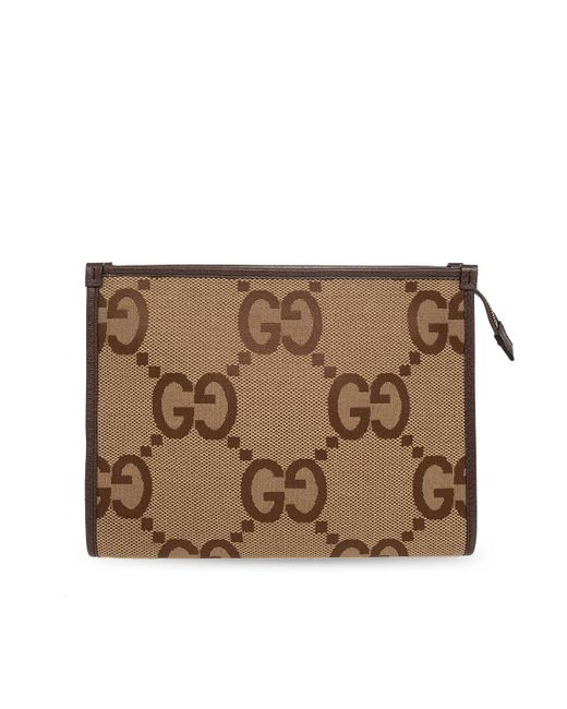 Gucci Brown Pouch With Monogram