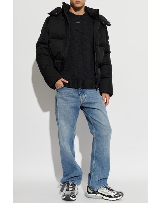 Off-White c/o Virgil Abloh Black Wool Sweater for men