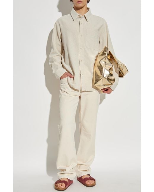 A.P.C. White Shirt With Pocket for men