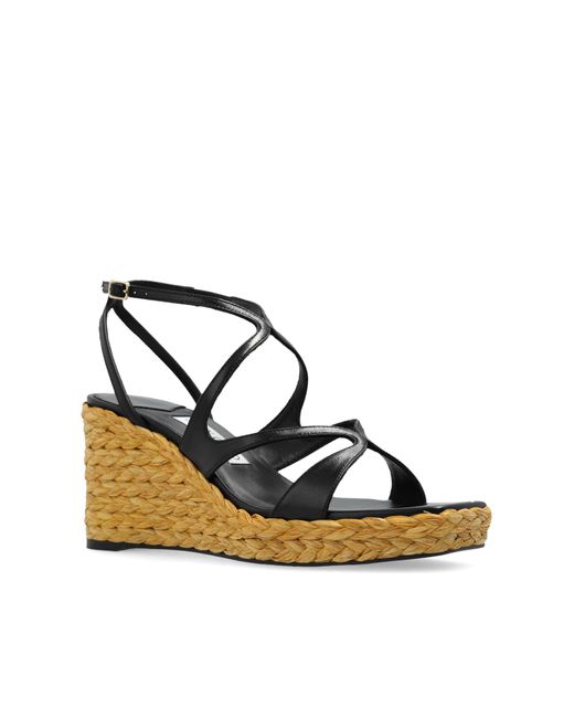 Jimmy Choo Black Wedge Shoes 'ayla',