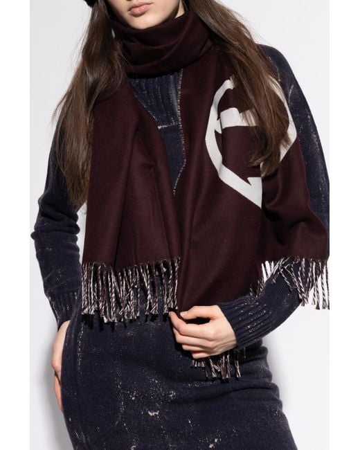 DIESEL Black Scarf 'S-Tevie'