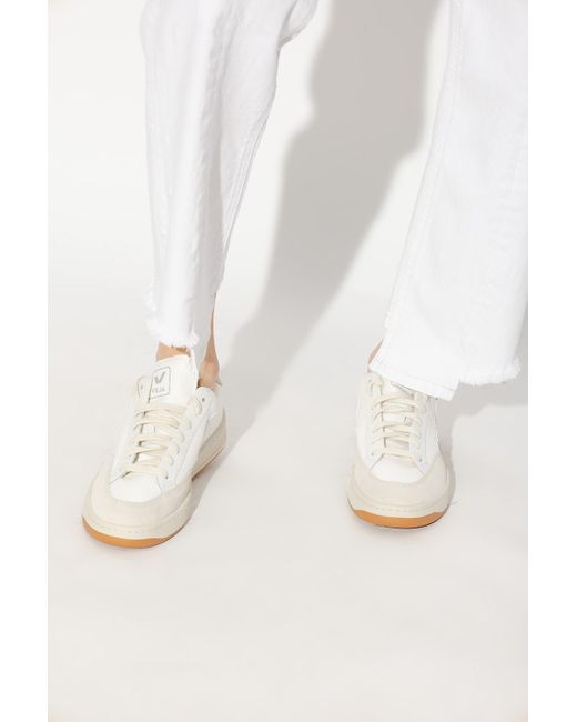 Veja White ‘V-12 B-Mesh’ Sneakers for men