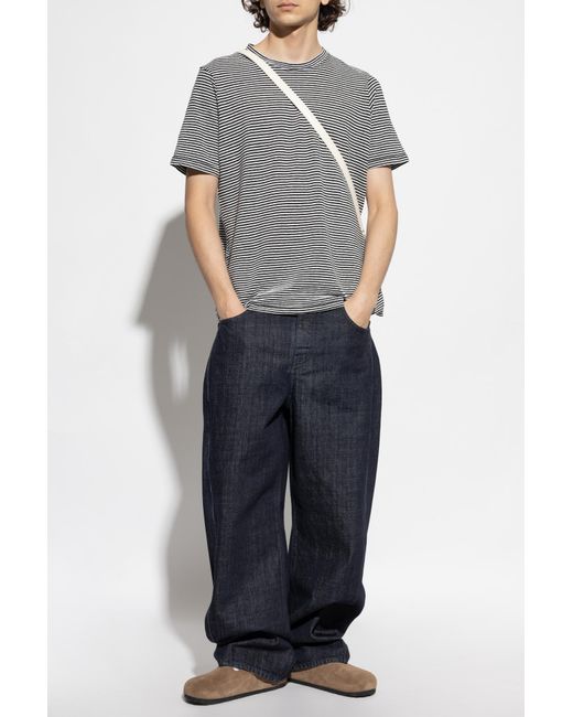 Isabel Marant Gray T-Shirt "Leon" for men