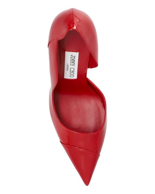 Jimmy Choo Red 'Brigitte' Heeled Shoes