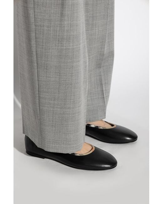 Burberry Black Ballet Flats 'Robin'