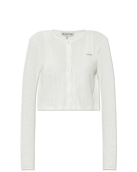 Munthe White Cardigan "Noelia"