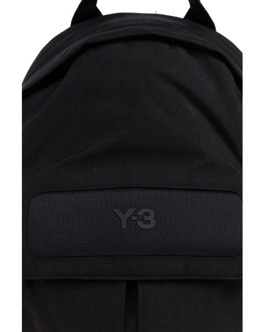 Y-3 Gray Backpack With Logo