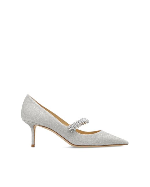 Jimmy Choo White 'Bing' Pumps