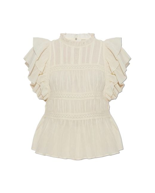AllSaints White Top "Harriet"