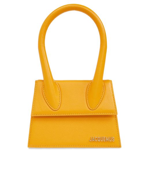 Jacquemus Yellow 'le Chiquito Moyen' Shoulder Bag,