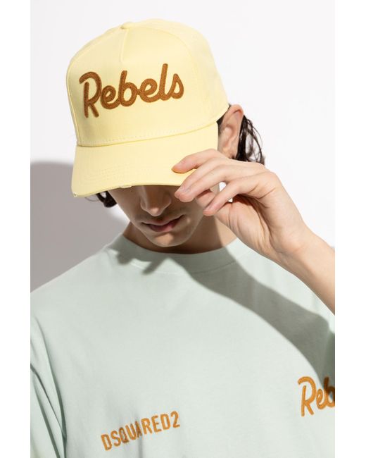 DSquared² Metallic Baseball Cap for men