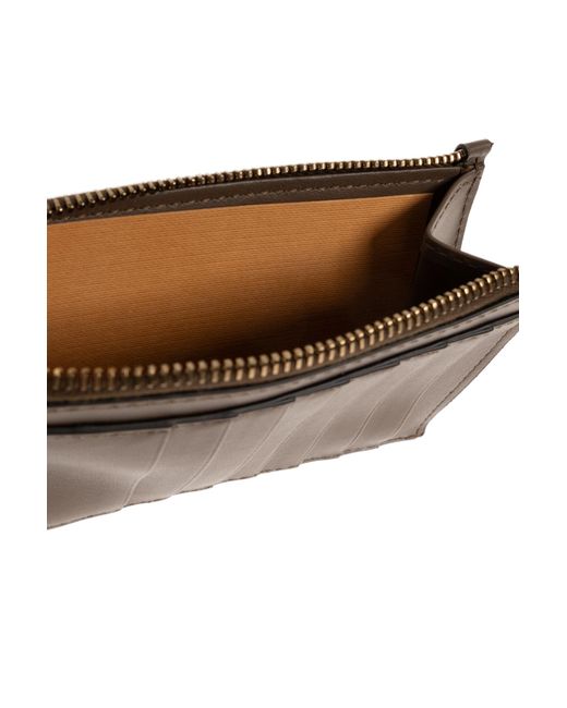 Tod's Brown Leather Card Holder