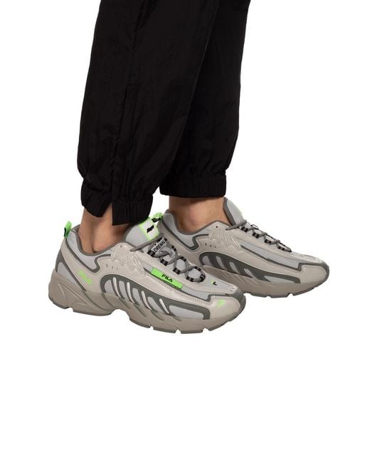 MSGM Black Fila X for men