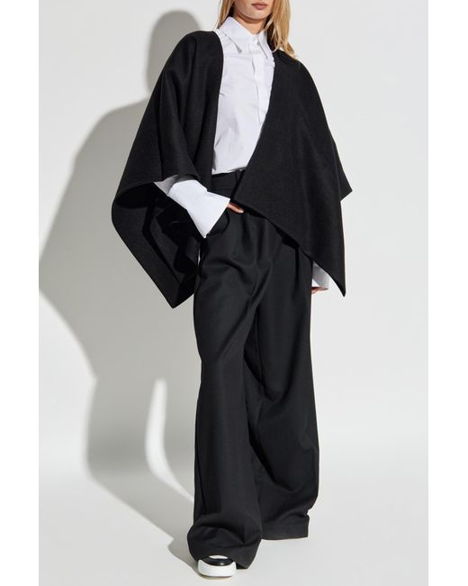 Max Mara Black Poncho "Serra"