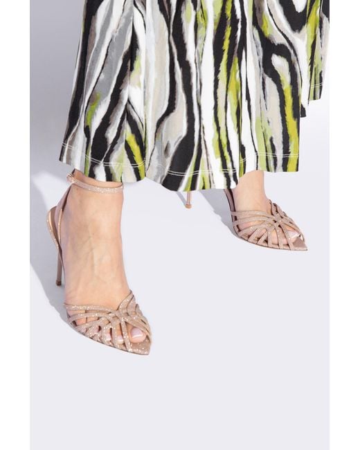Le Silla Pink 'Bella' Heeled Sandals