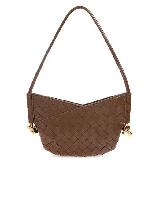 Bottega Veneta Blue Shoulder Bag 'Baby Solstice'