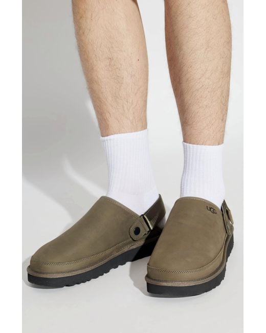 Ugg Brown "Goldencoast Clog Ii Nubuck" Shoes for men
