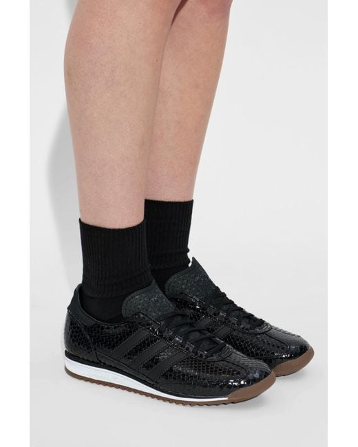 Adidas Originals Black 'Sl 72 Og' Sports Shoes