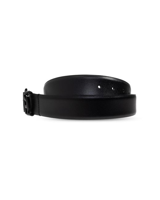Diesel Oval D Logo B-1Dr Belt (Black/Nickle) main image 1