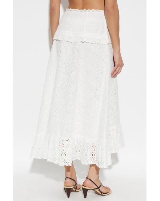 Ulla Johnson White Skirt "Pristine"