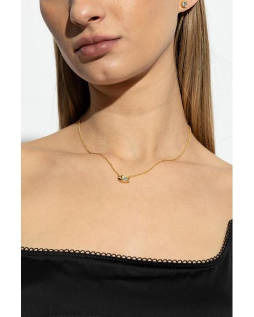 COACH Black Set: Earrings And Necklace