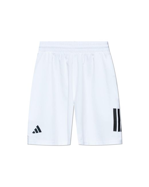 Adidas Originals White Logo Shorts for men