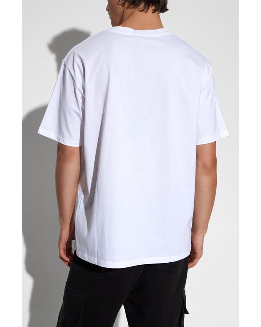 Balmain White Cotton T-Shirt