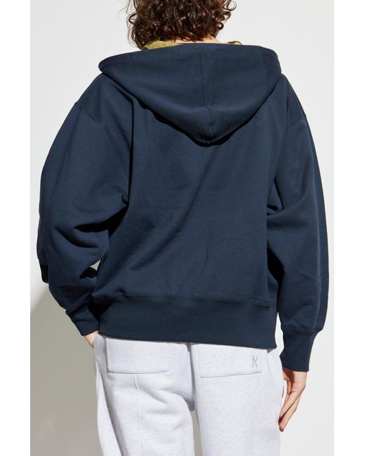 A Bathing Ape Blue Sweatshirt With Logo for men