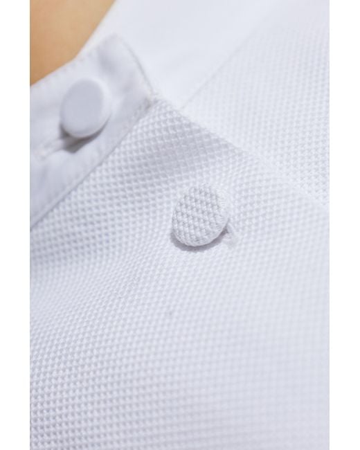 Alaïa White Cotton Bodysuit