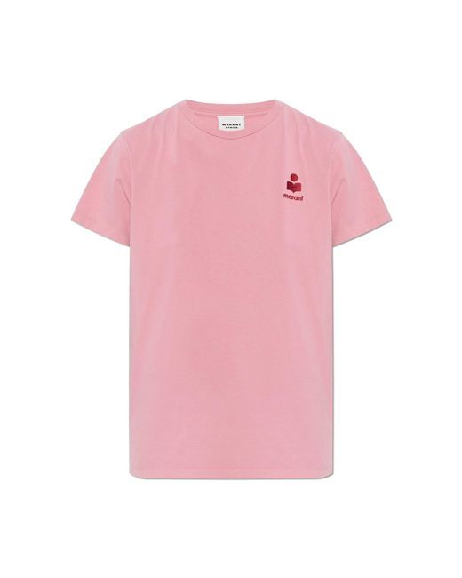 Isabel Marant Pink T-Shirt "Aby"